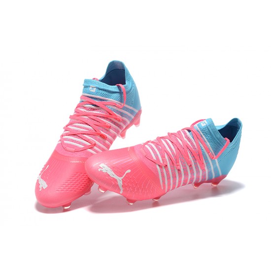 Puma Future Z 1 3 FG Instinct Pink Blue Low Men Football Boots