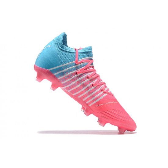 Puma Future Z 1 3 FG Instinct Pink Blue Low Men Football Boots