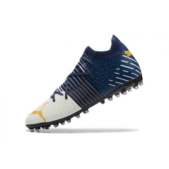 Puma Future Z 1 3 MG Instinct Pack Blue White Yellow Low Men Football Boots