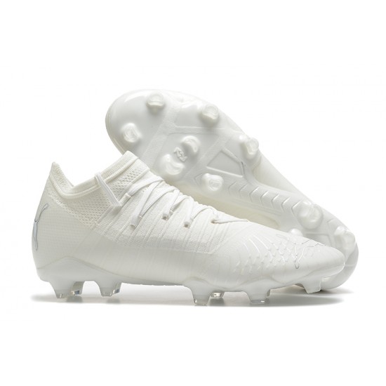 Puma Future Z 1 3 Teazer FG White Low Men Football Boots