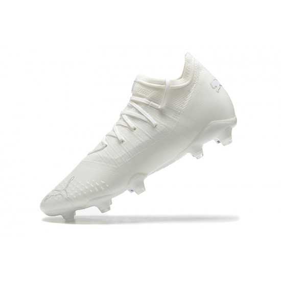 Puma Future Z 1 3 Teazer FG White Low Men Football Boots