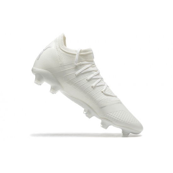 Puma Future Z 1 3 Teazer FG White Low Men Football Boots