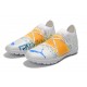 Puma Future Z 1.1 TF Low White Yellow Blue Men Football Boots