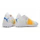 Puma Future Z 1.1 TF Low White Yellow Blue Men Football Boots