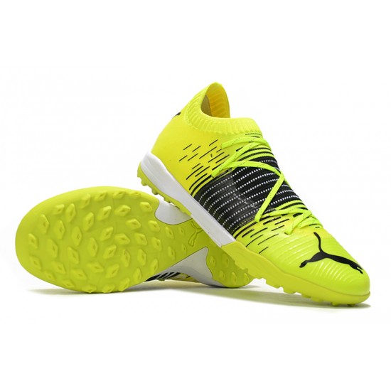 Puma Future Z 1.1 TF Low Yellow Black Men Football Boots