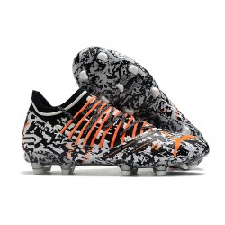 Puma Future Z 1.3 FG Low White Black And Orange Men Football Boots