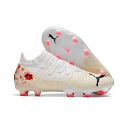 Puma Future Z 1.3 Instinct FG Low Beige Pink White For Women/Men Football Boots