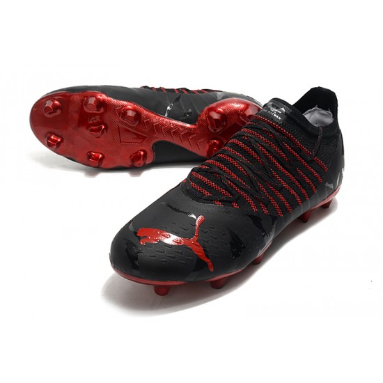 Puma Future Z 1.3 Instinct FG Low Black Red Men Football Boots