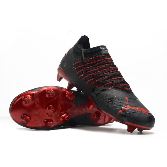 Puma Future Z 1.3 Instinct FG Low Black Red Men Football Boots