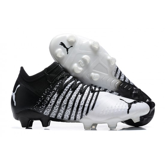 Puma Future Z 1.3 Instinct FG Low Black White Men Football Boots