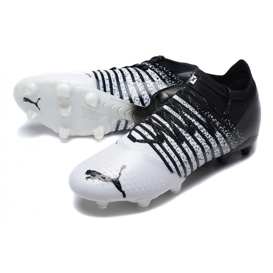 Puma Future Z 1.3 Instinct FG Low Black White Men Football Boots