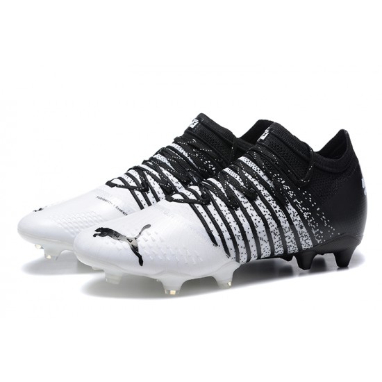 Puma Future Z 1.3 Instinct FG Low Black White Men Football Boots