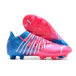 Puma Future Z 1.3 Instinct FG Low Pink Blue For Women/Men Football Boots