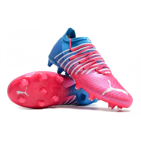 Puma Future Z 1.3 Instinct FG Low Pink Blue For Women/Men Football Boots