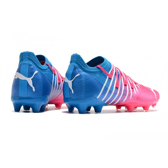 Puma Future Z 1.3 Instinct FG Low Pink Blue For Women/Men Football Boots