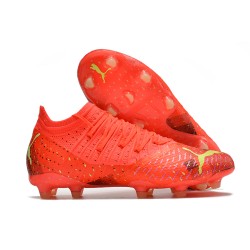Puma Future Z 1.3 Instinct FG Low Red Yellow For Women/Men Football Boots