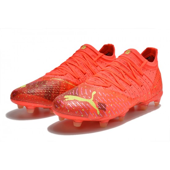 Puma Future Z 1.3 Instinct FG Low Red Yellow For Women/Men Football Boots