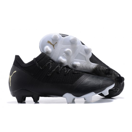 Puma Future Z 1.3 Instinct FG Low White And Black Men Football Boots