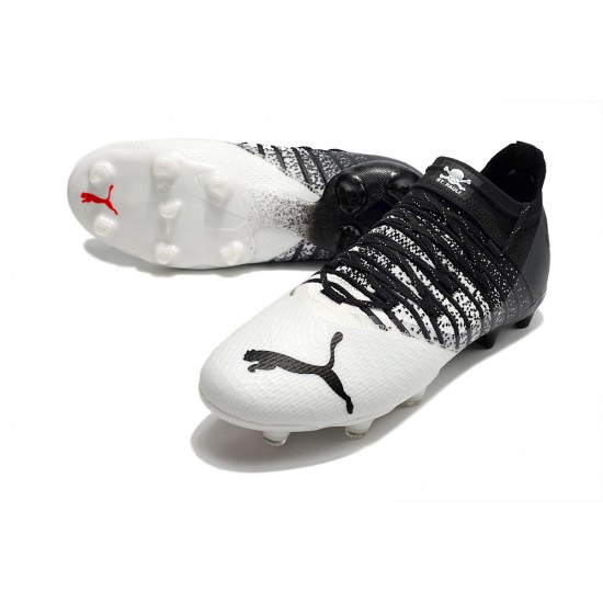 Puma Future Z 1.3 Instinct FG Low White Black Men Football Boots