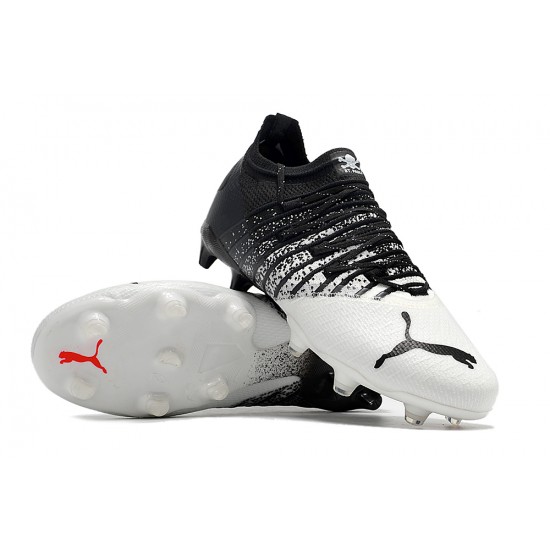 Puma Future Z 1.3 Instinct FG Low White Black Men Football Boots