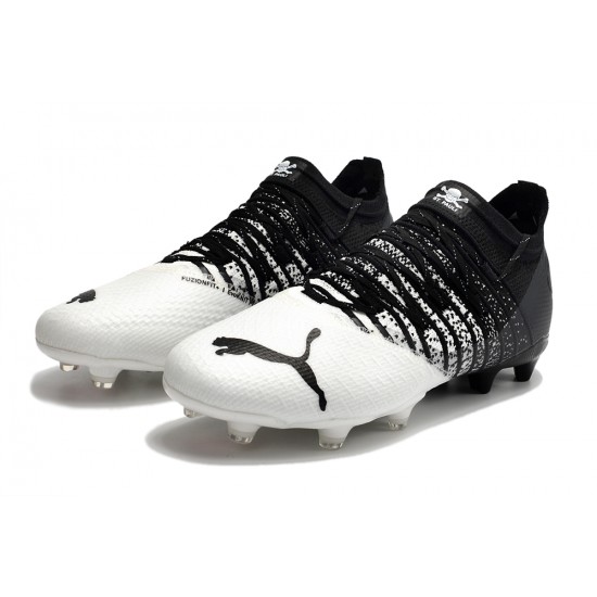 Puma Future Z 1.3 Instinct FG Low White Black Men Football Boots