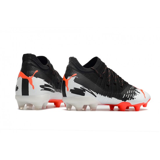 Puma Future Z 1.3 Instinct FG Low White Black Red For Women/Men Football Boots