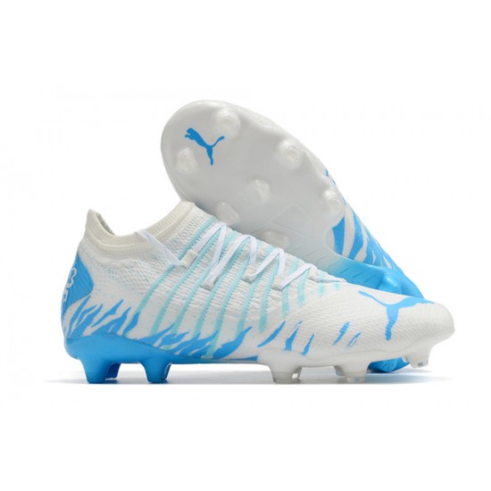 Puma Future Z 1.3 Instinct FG Low White Blue For Women/Men Football Boots