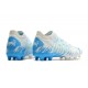 Puma Future Z 1.3 Instinct FG Low White Blue For Women/Men Football Boots