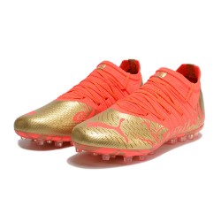Puma Future Z 1.3 Instinct MG Low Gold Red For Women/Men Football Boots