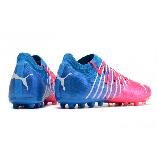 Puma Future Z 1.3 Instinct MG Low Pink Blue For Women/Men Football Boots