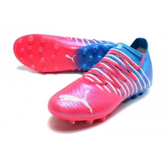 Puma Future Z 1.3 Instinct MG Low Pink Blue For Women/Men Football Boots