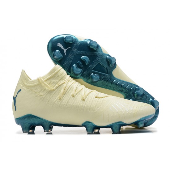 Puma Future Z 1.3 Instinct TF Low Beige Turqoise Men Football Boots