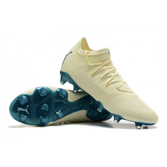 Puma Future Z 1.3 Instinct TF Low Beige Turqoise Men Football Boots