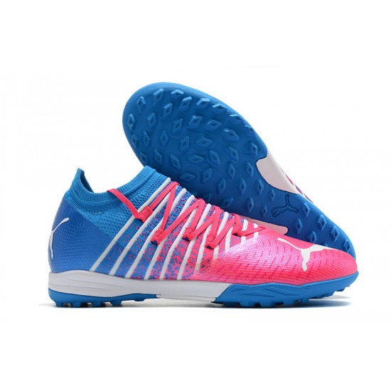 Puma Future Z 1.3 Instinct TF Low Blue Pink Men Football Boots