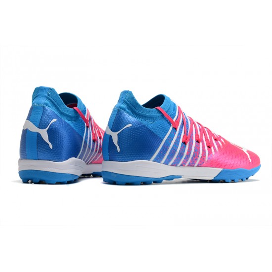 Puma Future Z 1.3 Instinct TF Low Blue Pink Men Football Boots