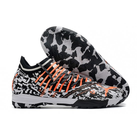 Puma Future Z 1.3 Instinct TF Low Orange Black White Men Football Boots