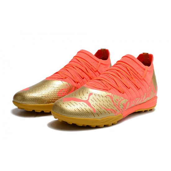 Puma Future Z 1.3 Instinct TF Low Red Gold Men Football Boots