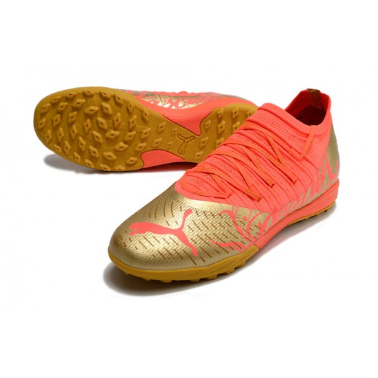 Puma Future Z 1.3 Instinct TF Low Red Gold Men Football Boots