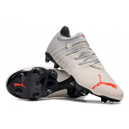 Puma Future Z 1.3 Instinct tf Low Grey Black White Men Football Boots