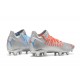 Puma Future Z 1.3 Teazer FG Silver Orange Blue Low Men Football Boots