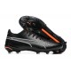 Puma King Ultimate Icon MG Black Orange White Low Men Football Boots