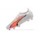 Puma King Ultimate Icon MG White Orange Black Yellow Low Men Football Boots