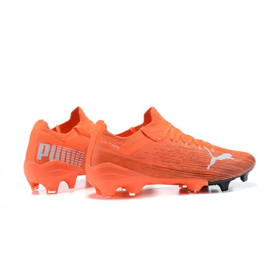 Puma Ultra 1.2 FG Orange Light/Orange White Low Men Football Boots