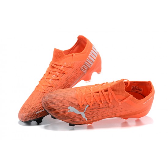 Puma Ultra 1.2 FG Orange Light/Orange White Low Men Football Boots