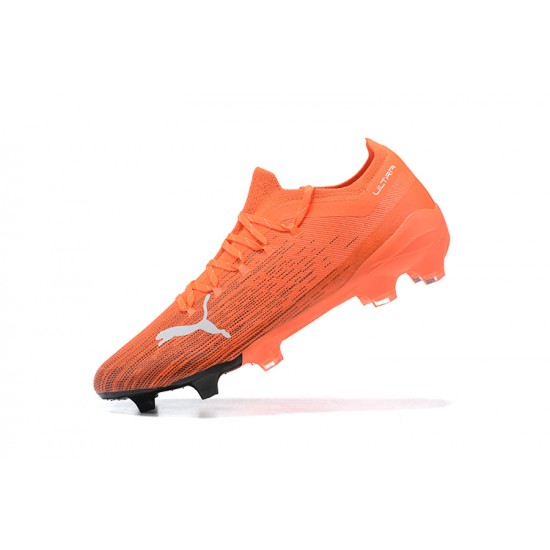 Puma Ultra 1.2 FG Orange Light/Orange White Low Men Football Boots