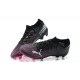 Puma Ultra 1.2 FG Pink White Black Low Men Football Boots