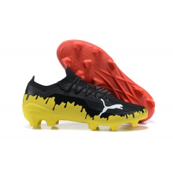 Puma Ultra 1 3 FG AGG Sunblaze Bluemazing Yellow Red White Black Low Men Football Boots