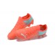 Puma Ultra 1 3 FG Orange Green Gray Low Men Football Boots