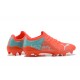 Puma Ultra 1 3 FG Orange Green Gray Low Men Football Boots