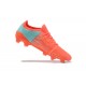 Puma Ultra 1 3 FG Orange Green Gray Low Men Football Boots